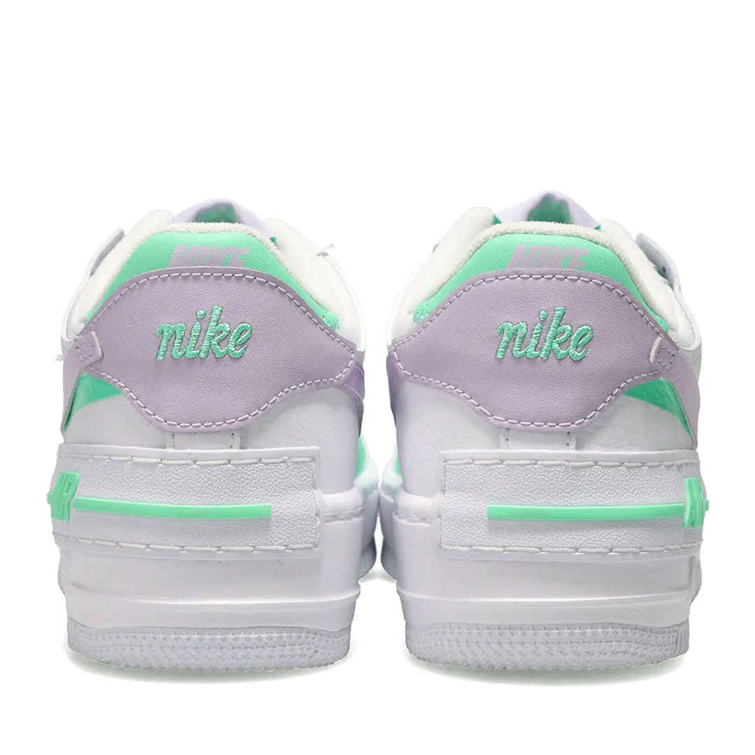 ナイキ ウィメンズ エア フォース 1 ロー シャドウ “ホワイト/インフィニットライラック/フットボールグレー” (NIKE WMNS AIR FORCE 1 LOW SHADOW “White/Infinite Lilac/Football Grey”) [CU8591-103]