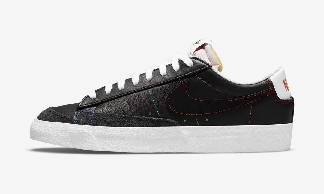 ナイキ ブレーザー ロー 77 “マルチステッチ/ブラック” (NIKE BLAZER LOW 77 “Multi Stitch/Black”) [DJ6000-001]