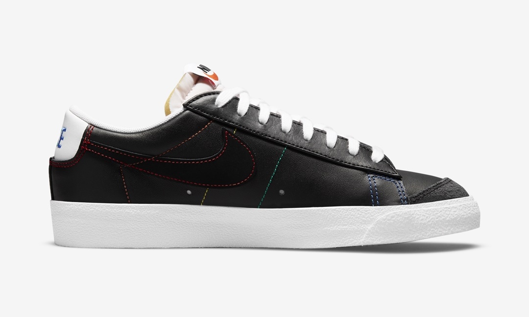 ナイキ ブレーザー ロー 77 “マルチステッチ/ブラック” (NIKE BLAZER LOW 77 “Multi Stitch/Black”) [DJ6000-001]