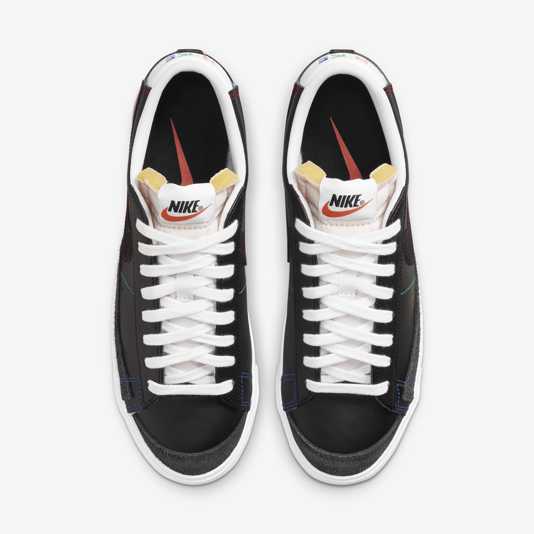 ナイキ ブレーザー ロー 77 “マルチステッチ/ブラック” (NIKE BLAZER LOW 77 “Multi Stitch/Black”) [DJ6000-001]