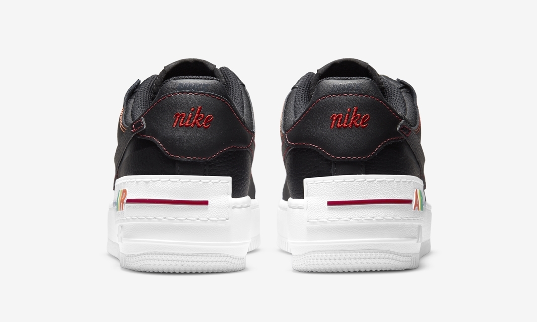 ナイキ ウィメンズ エア フォース 1 ロー シャドウ “マルチステッチ/ブラック” (NIKE WMNS AIR FORCE 1 LOW SHADOW “Multi Stitch/Black”) [DJ5998-001]