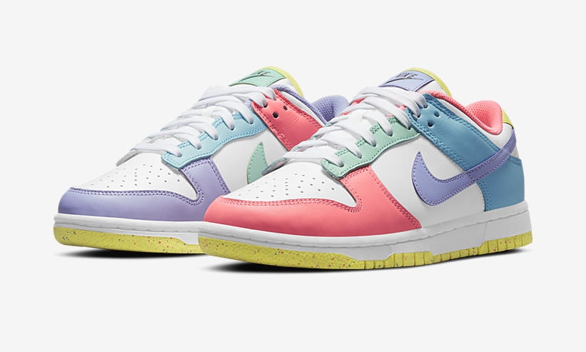 ナイキ ウィメンズ ダンク ロー SE "ホワイト/グリーングロー/サンセットパルス" (NIKE WMNS DUNK LOW　SE "White/Green Glow/Sunset Pulse") [DD1872-100]