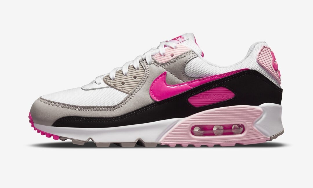 ナイキ ウィメンズ エア マックス 90 “ホワイト/グレー/ピンク” (NIKE WMNS AIR MAX 90 “White/Grey/Pink”) [DM3051-100]