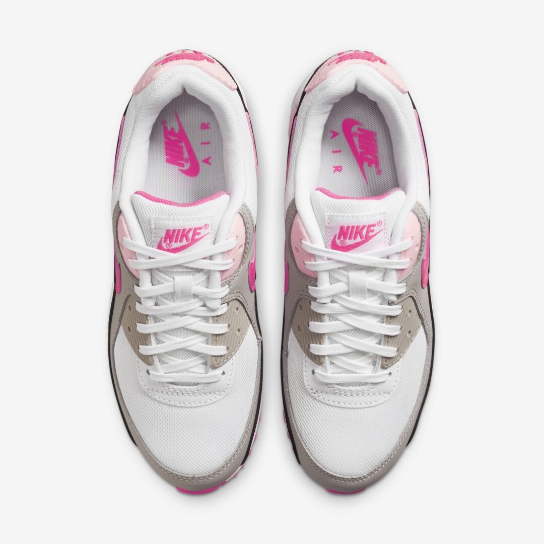 ナイキ ウィメンズ エア マックス 90 “ホワイト/グレー/ピンク” (NIKE WMNS AIR MAX 90 “White/Grey/Pink”) [DM3051-100]