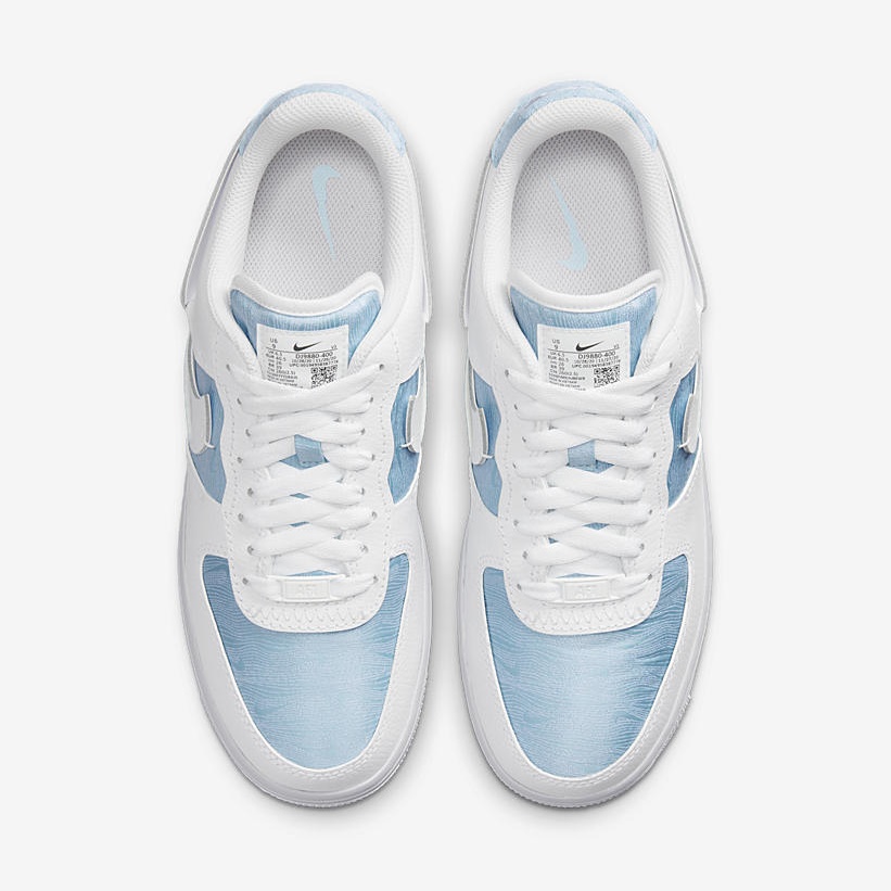 ナイキ ウィメンズ エア フォース 1 07 ロー LXX “グレイシャーブルー” (NIKE WMNS AIR FORCE 1 07 LOW LXX “Glacier Blue”) [DJ9880-400]