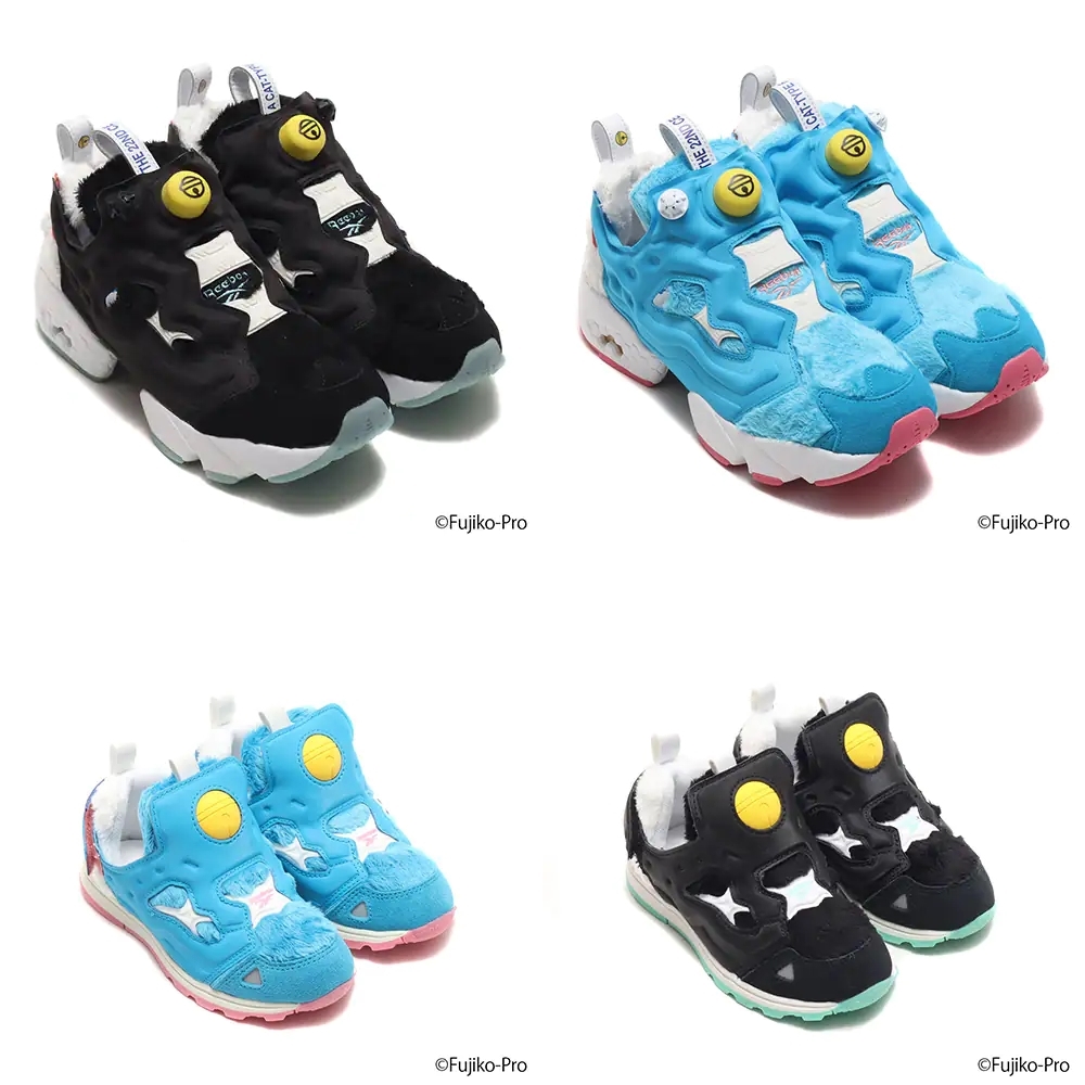 4/3 発売！ドラえもん × リーボック × アトモス インスタ ポンプ フューリー “ブラック/ブルー” (REEBOK atmos DORAEMON INSTA PUMP FURY “Black/Blue”) [GV7287,GV7288,GV7285,GV7286]