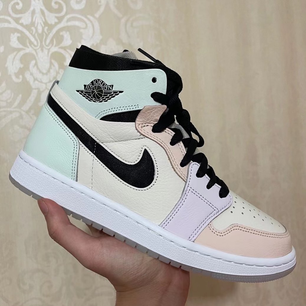 ナイキ エア ジョーダン 1 ハイ ズーム “セイル/パープル/グリーン/ピンク” (NIKE AIR JORDAN 1 HIGH ZOOM “Sail/Purple/Green/Pink”)