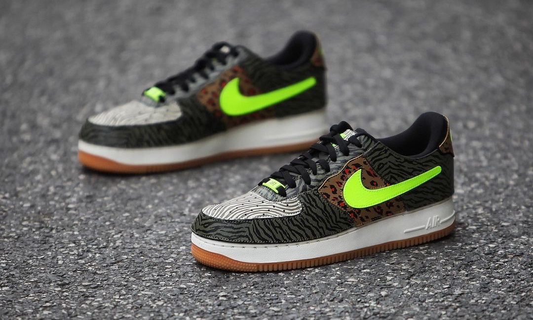 ナイキ エア フォース 1 ロー "ミディアムオリーブ/ボルト/ラテンブラック" (NIKE AIR FORCE 1 LOW "MEDIUM OLIVE/VOLT/RATTAN BLACK") [DM5329-200]