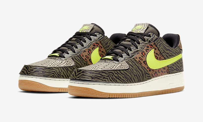 ナイキ エア フォース 1 ロー “ミディアムオリーブ/ボルト/ラテンブラック” (NIKE AIR FORCE 1 LOW “MEDIUM OLIVE/VOLT/RATTAN BLACK”) [DM5329-200]