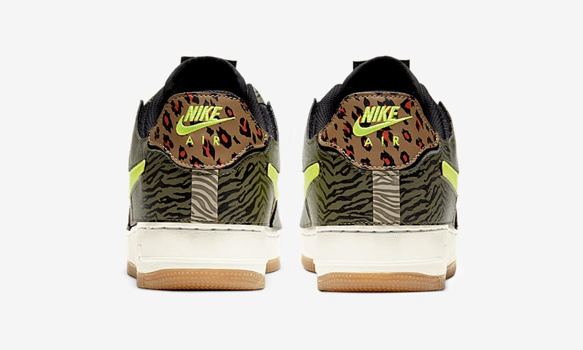 ナイキ エア フォース 1 ロー “ミディアムオリーブ/ボルト/ラテンブラック” (NIKE AIR FORCE 1 LOW “MEDIUM OLIVE/VOLT/RATTAN BLACK”) [DM5329-200]