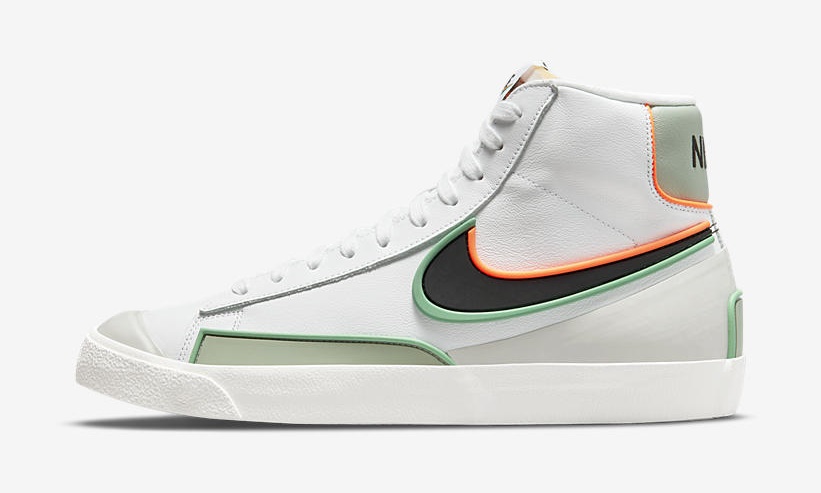 ナイキ ブレーザー ミッド 77 インフィニット “ホワイト/ジェイドスモーク/ローマグリーン” (NIKE BLAZER MID 77 INFINITE “White/Jade Smoke/Roma Green”) [DA7233-104]