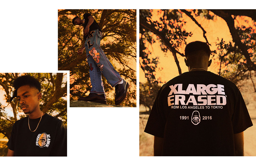 XLARGE × ERASED コラボレーションが3/27 発売 (エクストララージ イレイズド)