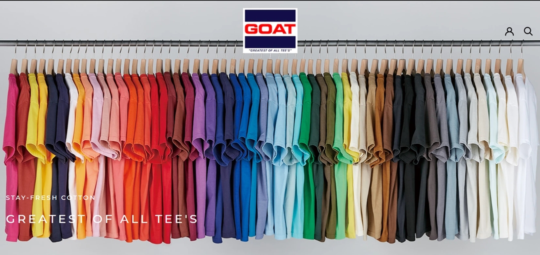 日本から発信するTシャツブランド「GOAT」の公式ECサイト「GOAT ONLINE SHOP」がOPEN (ゴート)