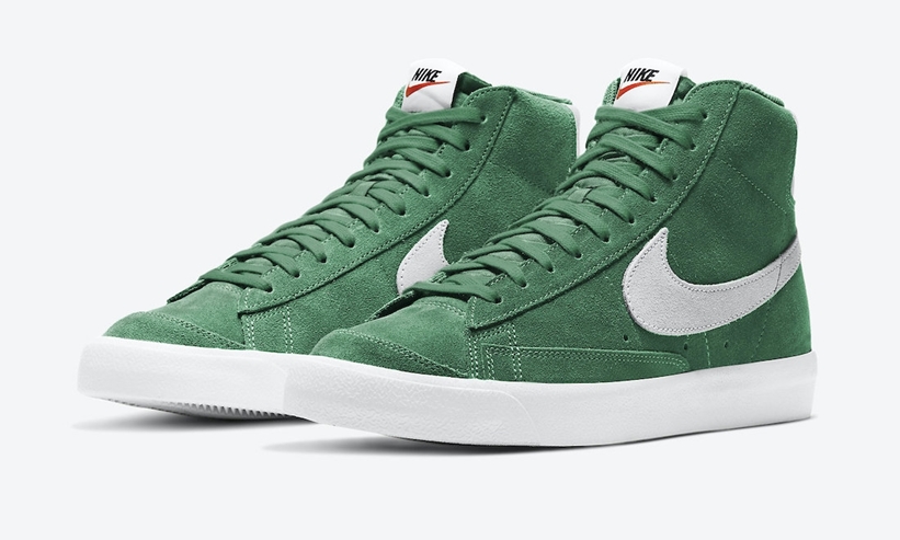 ナイキ ブレーザー ミッド 77 スエード “パイングリーン/ホワイト” (NIKE BLAZER MID 77 SUEDE “Pine Green/White”) [CI1172-301]