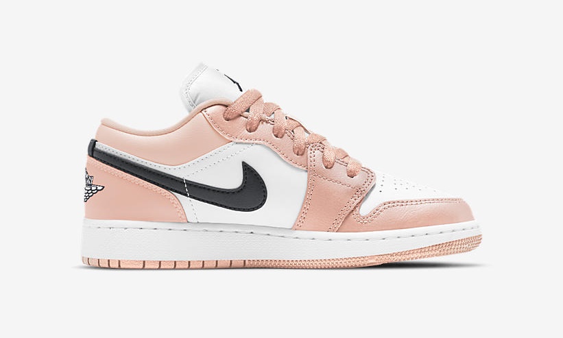 4/1 発売！ナイキ GS エア ジョーダン 1 ロー “ライトアークティックピンク” (NIKE GS AIR JORDAN 1 LOW “Light Arctic Pink”) [553560-800]