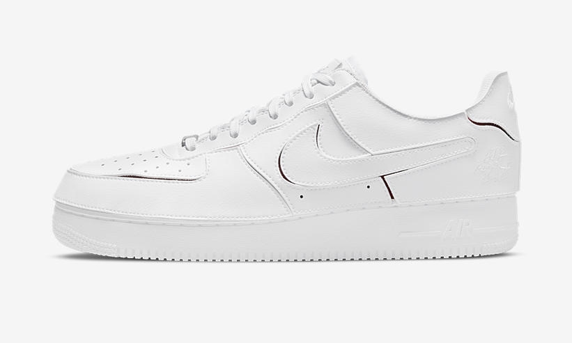 カスタム前提のナイキ エア フォース 1/1 ロー “ホワイト/レッド” (NIKE AIR FORCE 1/1 LOW “White/Red”) [DC9895-100]