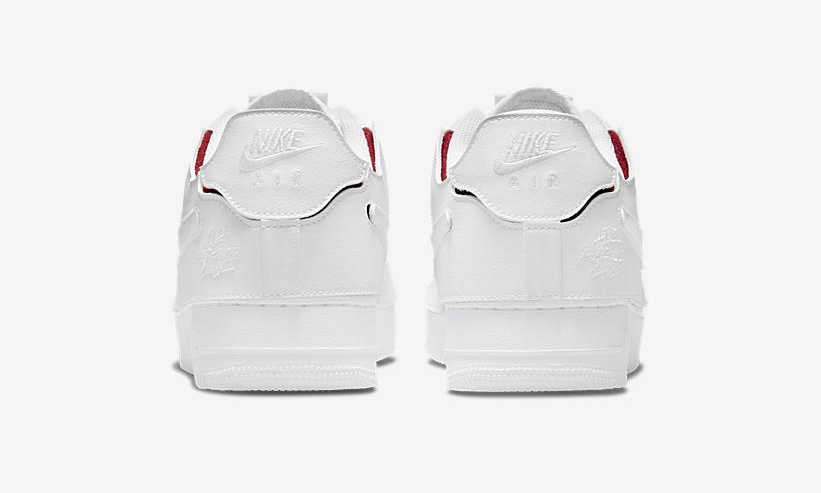 カスタム前提のナイキ エア フォース 1/1 ロー “ホワイト/レッド” (NIKE AIR FORCE 1/1 LOW “White/Red”) [DC9895-100]