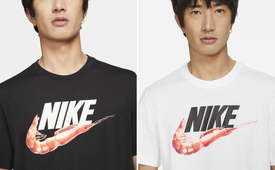 ナイキのスウッシュがエビに変身！ナイキ スポーツウェア メンズ TEEが4/2 発売 (NIKE NSW) [DD1289-010,100]