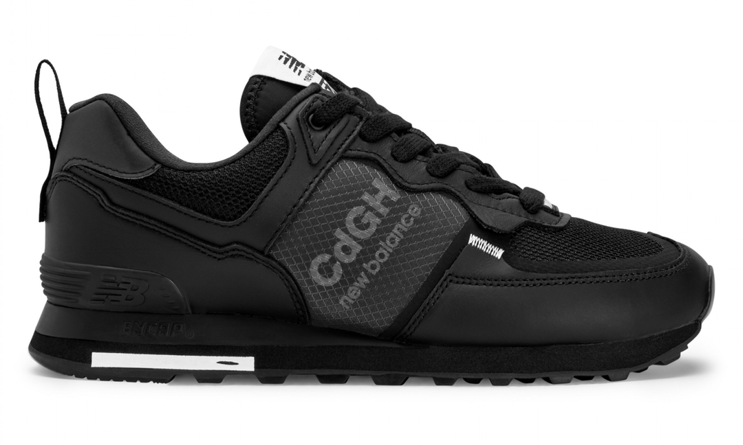 【国内 4/2 発売】コム デ ギャルソン・オム × ニューバランス ML574 “ブラック” (New Balance COMME des GARCONS HOMME CdGH LOGO “Black”)