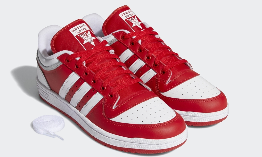 4/1 発売！adidas Originals TOP TEN LOW RB “Scarlet/White/Silver” (アディダス オリジナルス トップテン ロー “スカーレット/ホワイト/シルバー”) [FX7882]