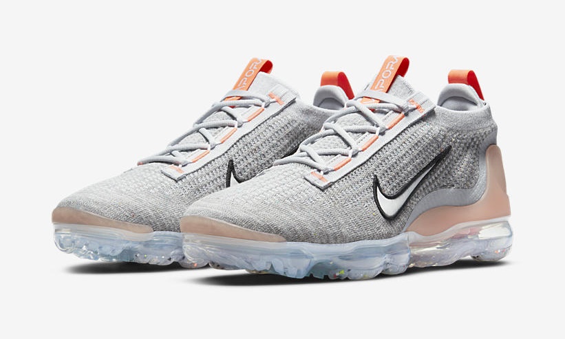 ナイキ エア ヴェイパーマックス 2021 “グレーフォグ/ホワイト/ブライトマンゴー” (NIKE AIR VAPORMAX 2021 “Grey Fog/White/Bright Mango”) [DH4084-002]