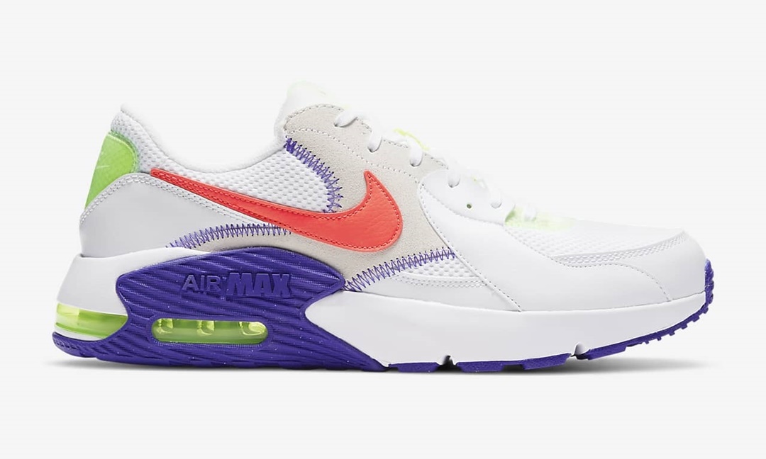 ナイキ エア マックス エクシー “ホワイト/インディゴバースト/ボルト” (NIKE AIR MAX EXCEE “White/Indigo Burst/Volt”) [DD2985-100]