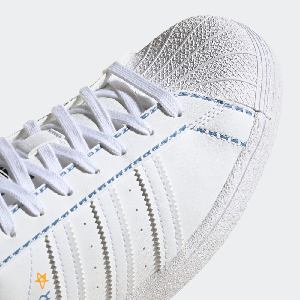 4/1 発売！落書き風デザインで埋め尽くされた adidas Originals SUPERSTAR “White” (アディダス オリジナルス スーパースター “ホワイト”) [GZ3034]