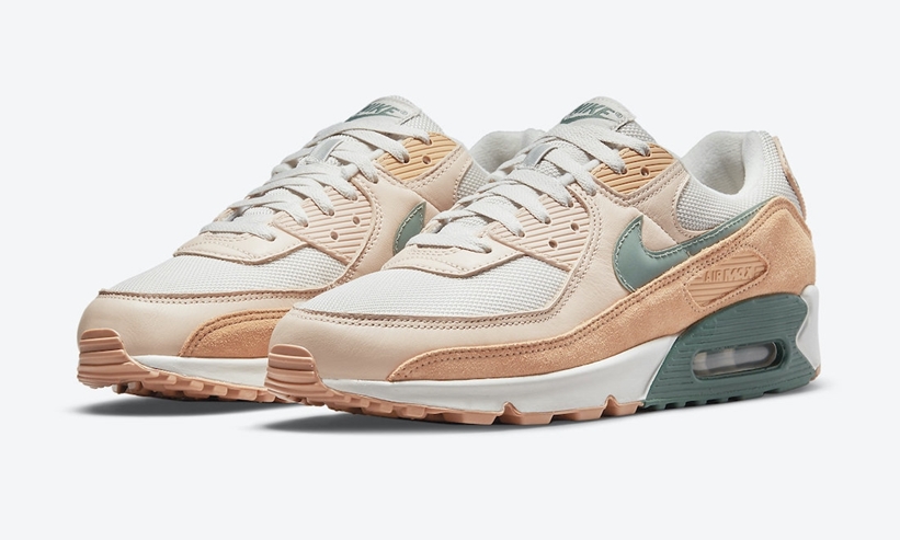 ナイキ エア マックス 90 プレミアム “ライトボーン/ダッジグリーン” (NIKE AIR MAX 90 PREMIUM “Light Bon/Dutch Green”) [DM2829-002]