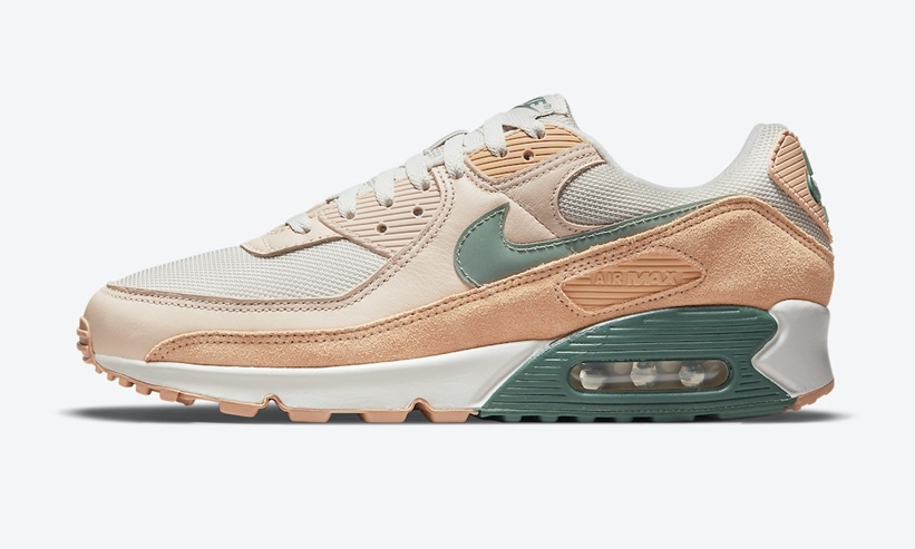 ナイキ エア マックス 90 プレミアム “ライトボーン/ダッジグリーン” (NIKE AIR MAX 90 PREMIUM “Light Bon/Dutch Green”) [DM2829-002]