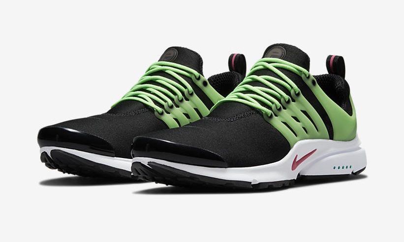 ナイキ エア プレスト "ブラック/ハイパーピンク/ホワイト/グリーンストライク" (NIKE AIR PRESTO "Black/Hyper Pink/White/Green Strike") [DJ5143-001]