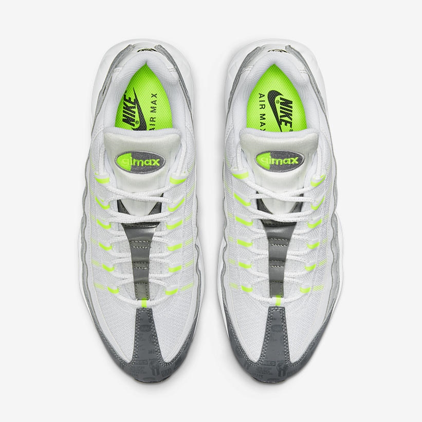 【国内 7/29 発売】ナイキ エア マックス 95 “ホワイト/グレー/ボルト” (NIKE AIR MAX 95 “White/Grey/Volt”) [DH8256-100]