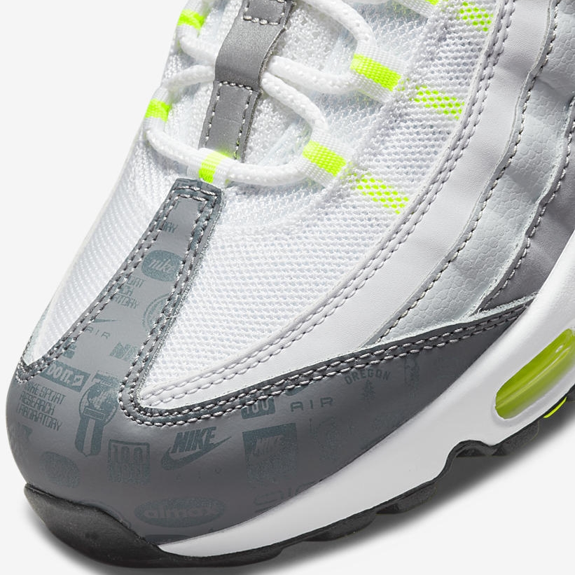 【国内 7/29 発売】ナイキ エア マックス 95 “ホワイト/グレー/ボルト” (NIKE AIR MAX 95 “White/Grey/Volt”) [DH8256-100]