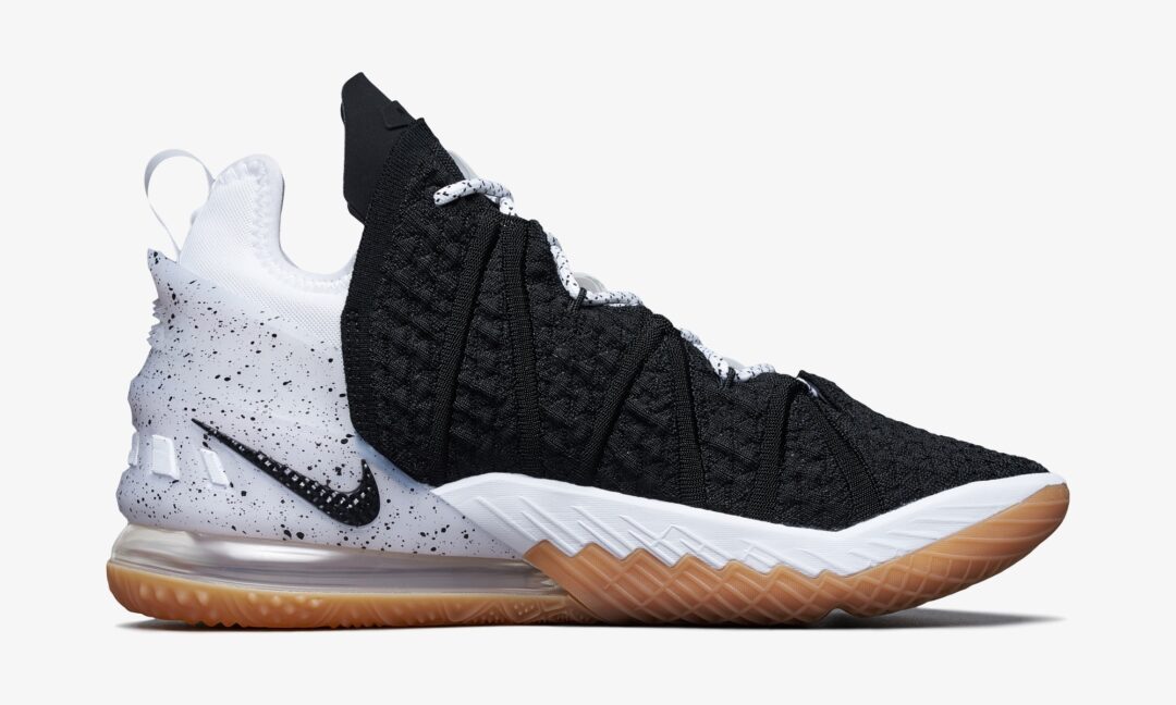 4/8 発売！ナイキ レブロン 18 “ブラック/ホワイト/ガム” (NIKE LEBRON XVIII “Black/White/Gum”) [CQ9283-007]