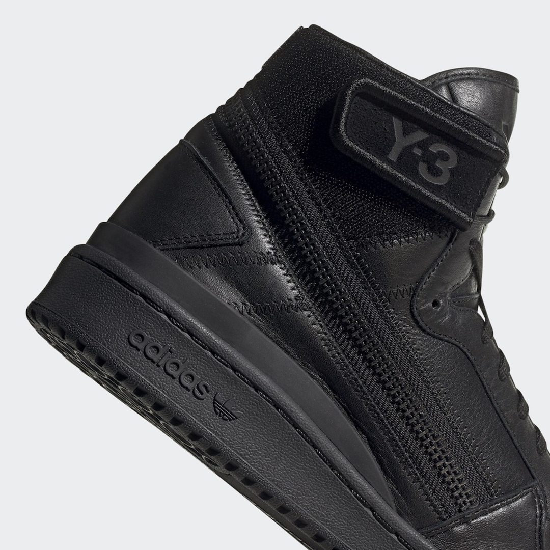 4/7 発売！Y-3 adidas Originals FORUM HI OG “Black” (ワイスリー アディダス オリジナルス フォーラム ハイ “ブラック”) [GZ8795]