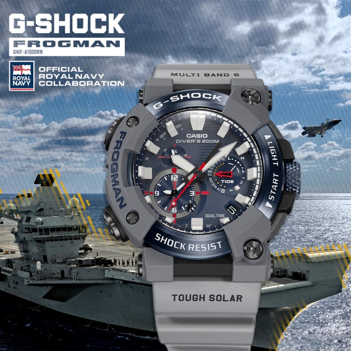 G-SHOCK × イギリスで最古の歴史を持つ海軍「ROYAL NAVY」とのコラボレーションが4月発売 (Gショック ジーショック ロイヤルネイビー)