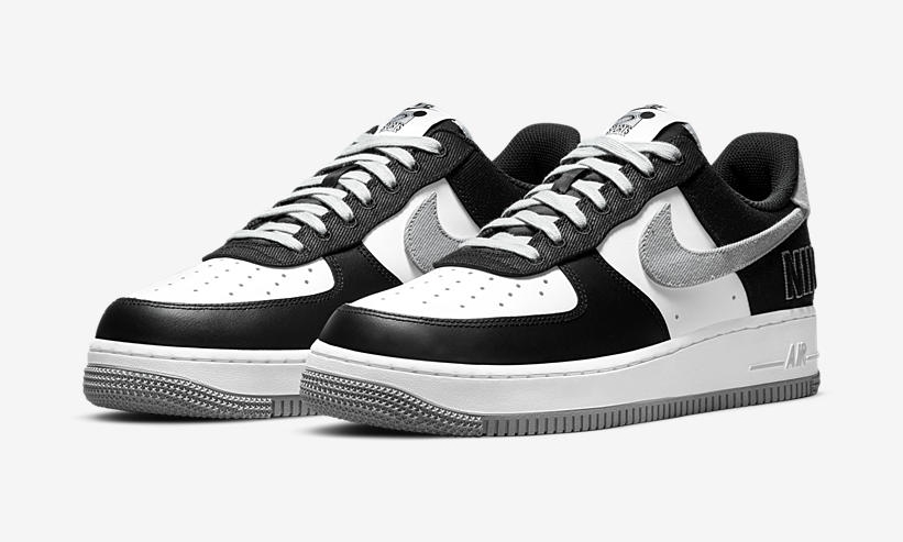 【国内 4/29 発売】ナイキ エア フォース 1 07 ロー EMB “ブラック/シルバー” (NIKE AIR FORCE 1 07 LOW EMB “Black/Silver”) [CT2301-001]