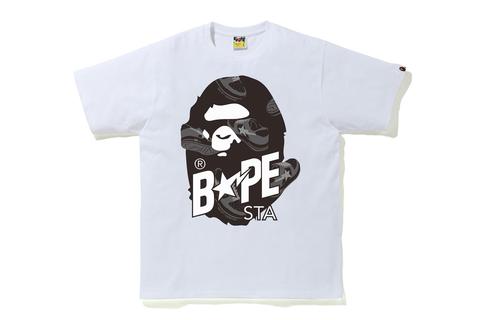 A BATHING APEから様々な角度のBAPE STAをイラストに落とし込んだ今シーズンの新柄「RANDOM BAPE STA」アイテムが4/10 発売 (ア ベイシング エイプ)