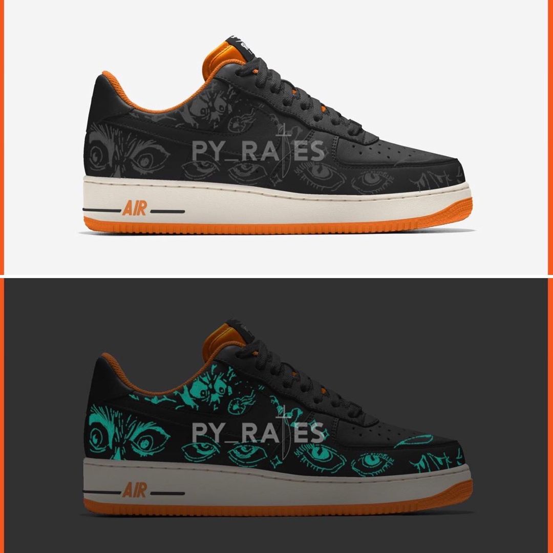 【国内 10/21、12/23 発売】ナイキ エア フォース 1 ロー “ハロウィン 2021/パープルスケルトン” (NIKE AIR FORCE 1 LOW “Halloween 2021/Purple Skeleton”) [CU8067-500/DC8891-001]