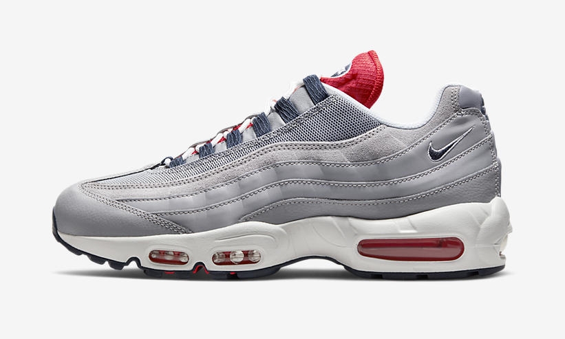 ナイキ エア マックス 95 OG “グレー/レッド” (NIKE AIR MAX 95 OG “Grey/Red”) [DB0250-001]