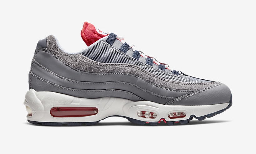 ナイキ エア マックス 95 OG “グレー/レッド” (NIKE AIR MAX 95 OG “Grey/Red”) [DB0250-001]