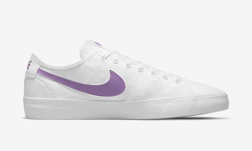 ナイキ SB ブレーザー コート “ホワイト/パープル” (NIKE SB BLAZER COURT “White/Purple”) [CV1658-105]