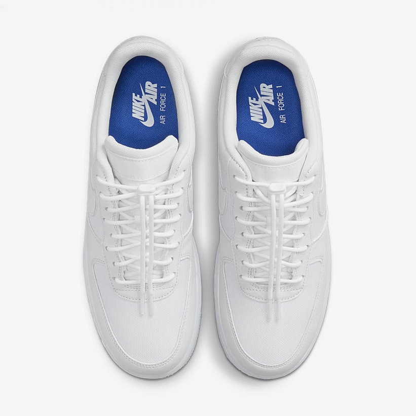 【国内 5/22、5/23 発売】ナイキ エア フォース 1 LOW “ゴアテックス” ホワイト/ブルー (NIKE AIR FORCE 1 LOW “Gore-Tex” White/Blue) [DJ7968-100]