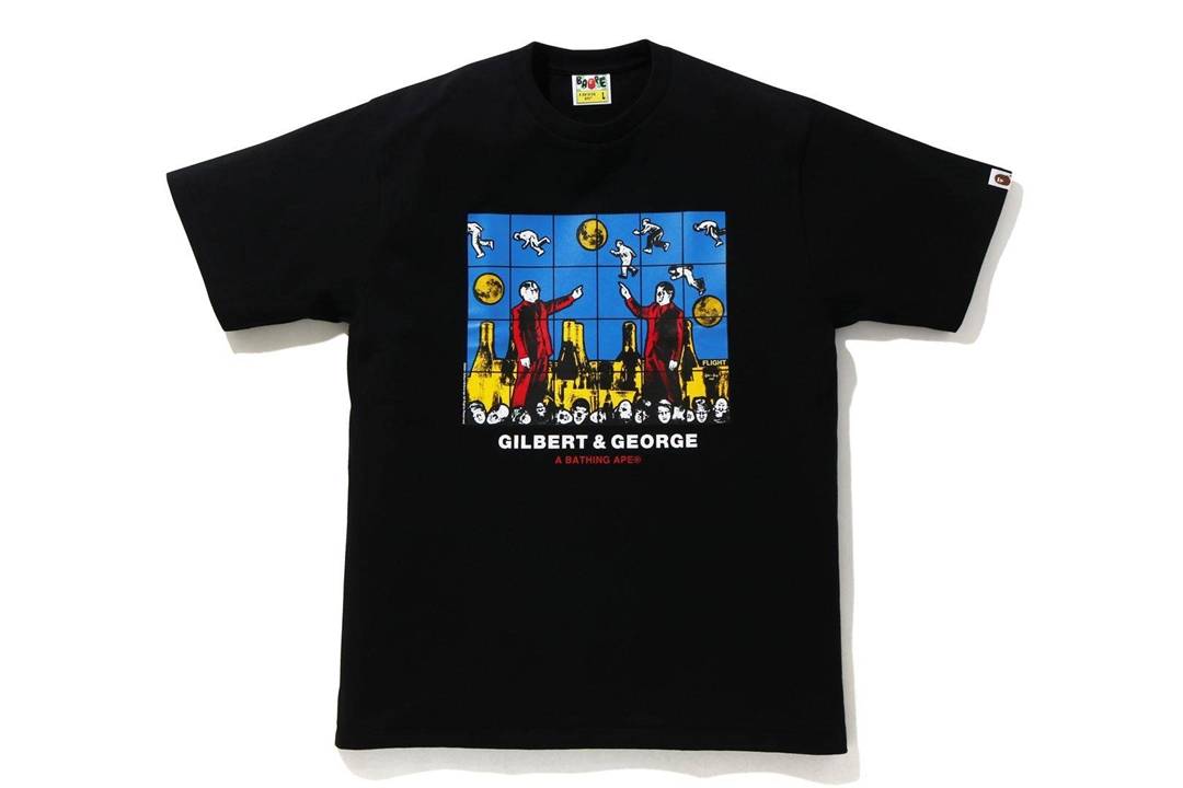 BAPE STORE LONDON開店記念！A BATHING APE × GILBERT&GEORGE コラボレーションが4/17 発売 (ア ベイシング エイプ ギルバート&ジョージ)