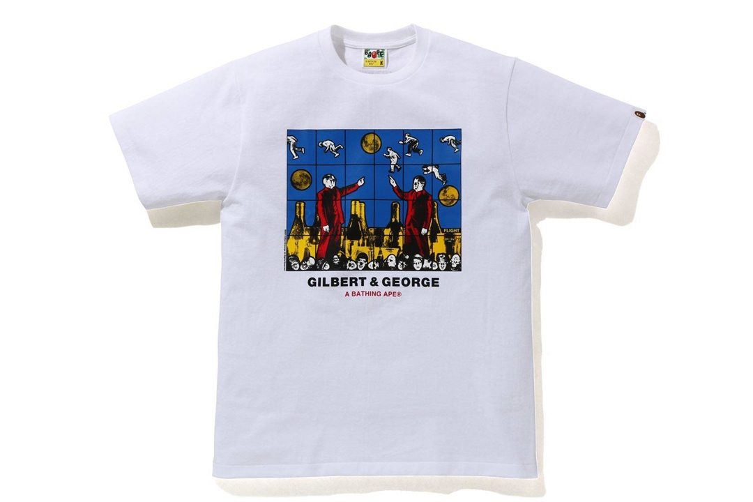 BAPE STORE LONDON開店記念！A BATHING APE × GILBERT&GEORGE コラボレーションが4/17 発売 (ア ベイシング エイプ ギルバート&ジョージ)