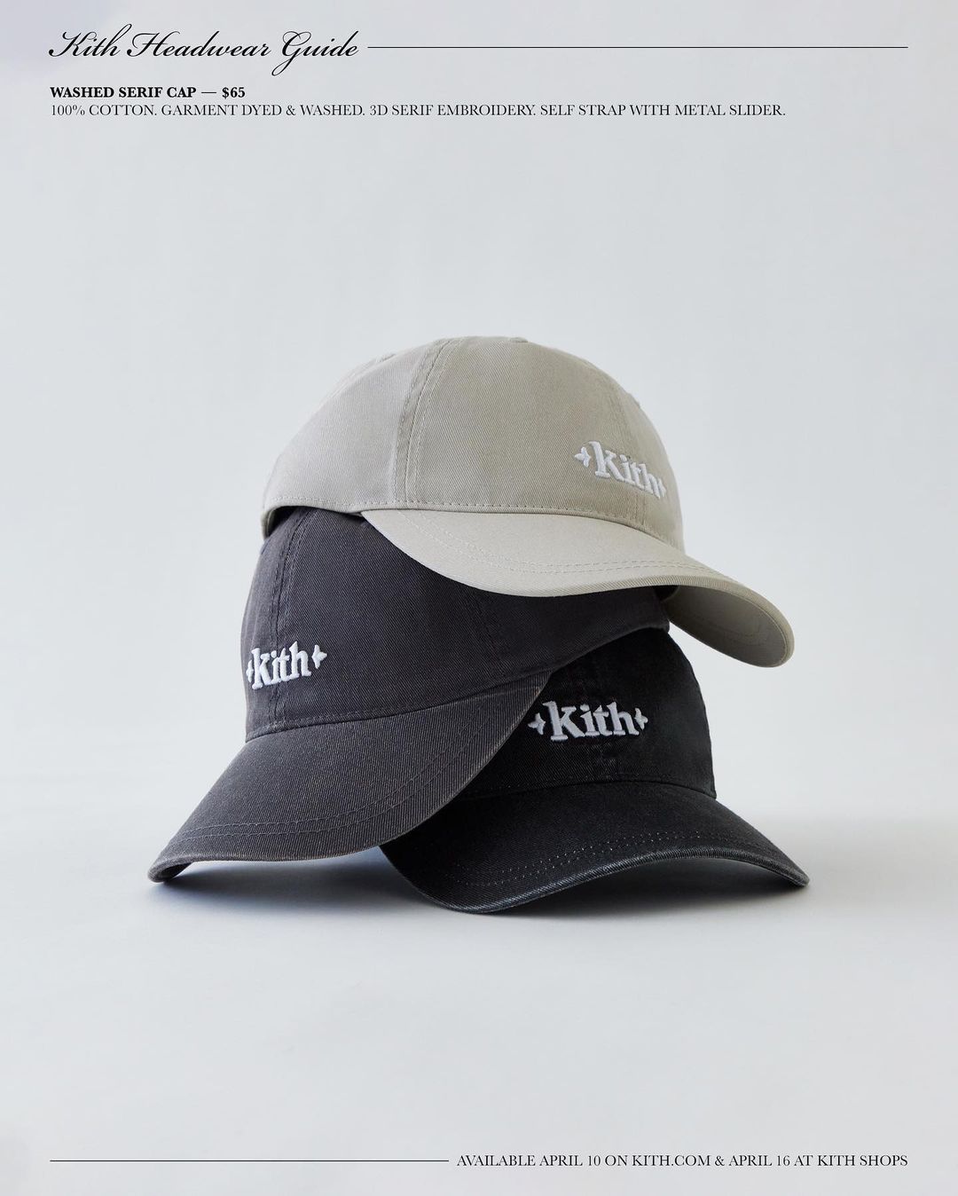 4/10、4/16 発売！KITH 2021 SPRING 2 COLLECTION HeadGear (キス 2021年 春コレクション ヘッドギア)