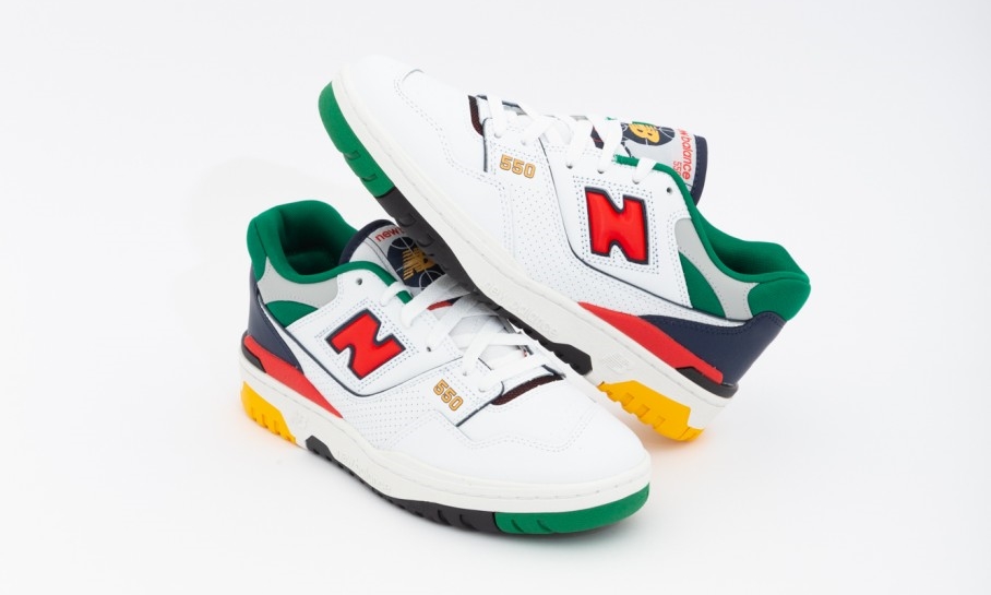 New Balance BB550 CL1 "White/Multi" (ニューバランス)