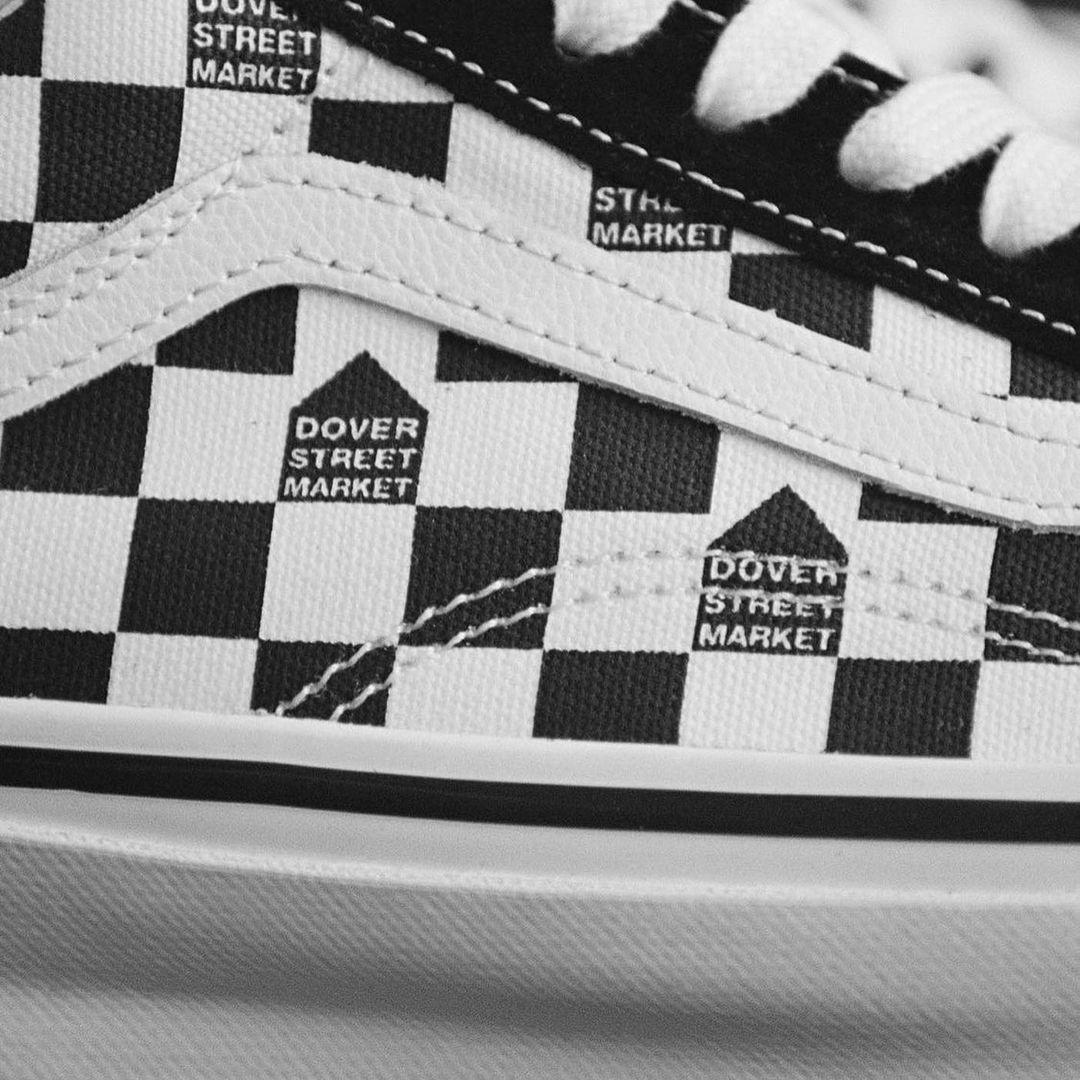 ドーバー × バンズ コラボ 3型が4/12 発売 (VANS VAULT x DOVER STREET MARKET "Checkerboard" Old Skool/OG Authentic LX/OG Classic Slip On LX)