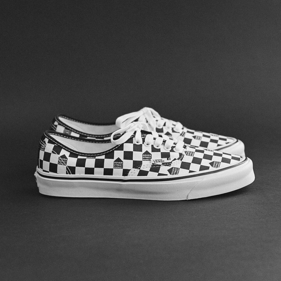 ドーバー × バンズ コラボ 3型が4/12 発売 (VANS VAULT x DOVER STREET MARKET “Checkerboard” Old Skool/OG Authentic LX/OG Classic Slip On LX)