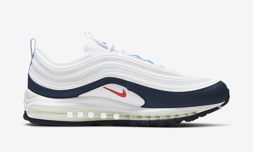 ナイキ エア マックス 97 “ホワイト/ネイビー/レッド” (NIKE AIR MAX 97 “White/Bavy/Red”) [DM2824-100]