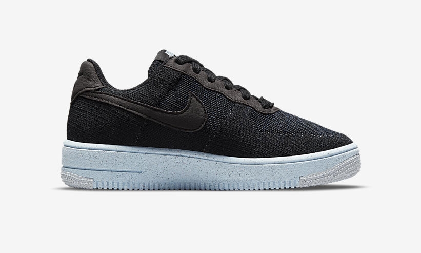 【国内 5/13 発売】ナイキ エア フォース 1 ロー クレーター フライニット “ブラック/シャンブレーブルー” (NIKE AIR FORCE 1 LOW CRATER FLYKNIT “Black/Chambray Blue”) [DC4831-001,DH3375-001]